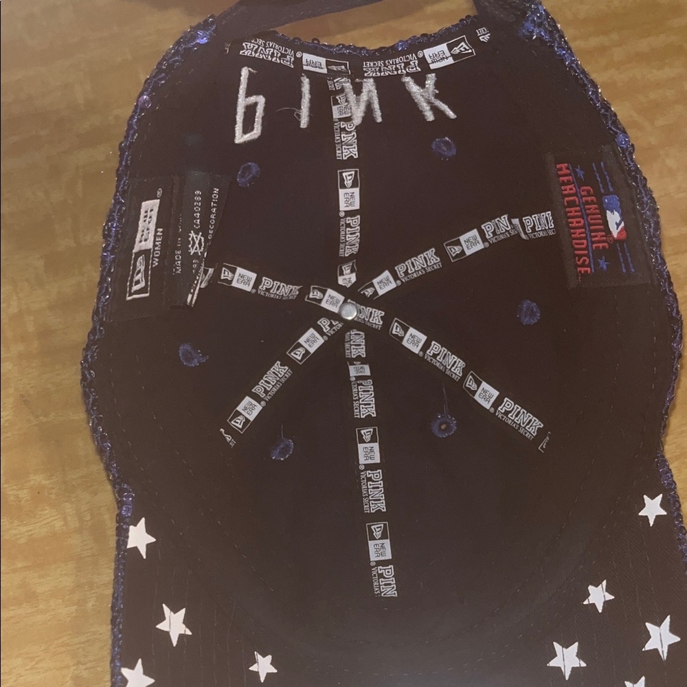 New Era / Victorias Secret/ Pink SD Padres Blue Sequin Hat - Picture 7 of 15